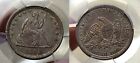 1843 P Seated Liberty Quarter Pcgs Au 50