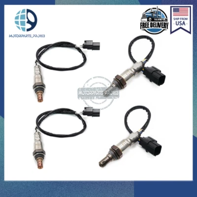 4pcs For 2009-2011 Honda Pilot Ridgeline 3.5L Upstream+Downstream Oxygen Sensor — 第 1/4 张图片