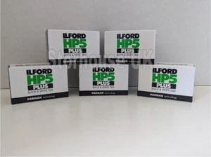 Ilford HP5 Plus 35mm 400 ISO Black & White Camera Film 36 exp. Pack of 5 - Picture 1 of 6