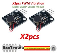 2 piezas PWM interruptor motor vibración módulo sensor motor vibrador teléfono móvil