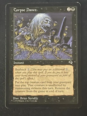 CORPSE DANCE Tempest MTG Magic the Gathering Black Instant RARE - Image 1 of 2