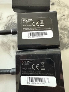 3 Adapter von Icy Box. 2 x Mini DisplayPort auf DisplayPort 1 X Mini DP auf HDMI - Bild 1 von 3