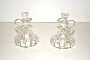 Vintage Paar Glaskrüge mit Stopfen schön! - Bild 1 von 1