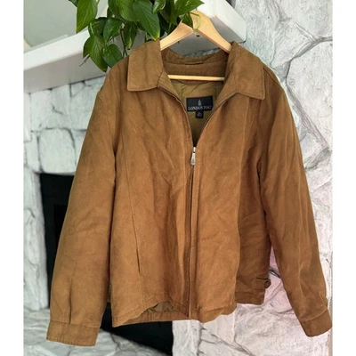 London Fog men's zip up jacket size Large REG - Image 1 of 4