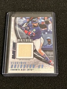 Vladimir Guerrero Jr 2025 Topps Major League Materials Game Used Bat Blue Jays - Picture 1 of 2
