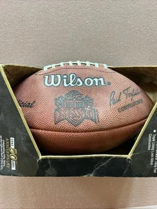Super Bowl XXVII Wilson Official NFL Game Ball Cowboys v Bills 1993 Made In USA - Picture 1 of 7