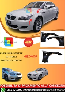 ART.4436 Schutzbleche Vorne Geeignet für BMW E60/E61 Look M5 - Bild 1 von 5