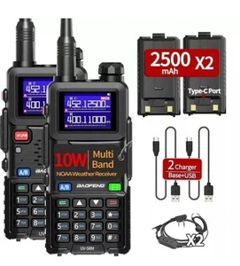 Baofeng 2 PEZZI Walkie Talkie Lunga Distanza UV-5RM 5-15 Km - Zdjęcie 1 z 10