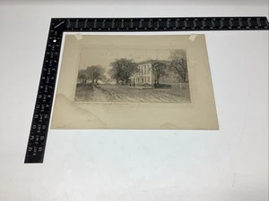24 ART PRINT PAPER ETCHING SIGNED G MERCER WHITHOUSE CONFEDERACY RICHMOND VA OLD - Picture 1 of 20