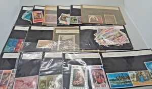 Foreign stamp lot, 1960s thru the 70's , 16 batches. canceled & non canceled - Picture 1 of 7