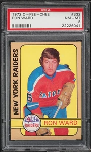 1972 O-Pee-Chee Hockey Ron Ward #332 PSA 8 - Bild 1 von 2