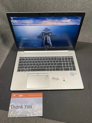 HP Elitebook 850 G6 15.6" i7-8565u 1.8GHz 8GB RAM 256GB NVMe W11P J11940 Foto 1 de 4
