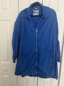 Blue Michael Kors Women's windbreaker Jacket size XL - Picture 1 of 5