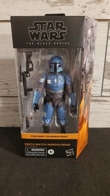 Figura Hasbro Star Wars Serie Negra Reloj de la Muerte Mandalorian 6" - Nuevo y Precintado Foto 1 de 2
