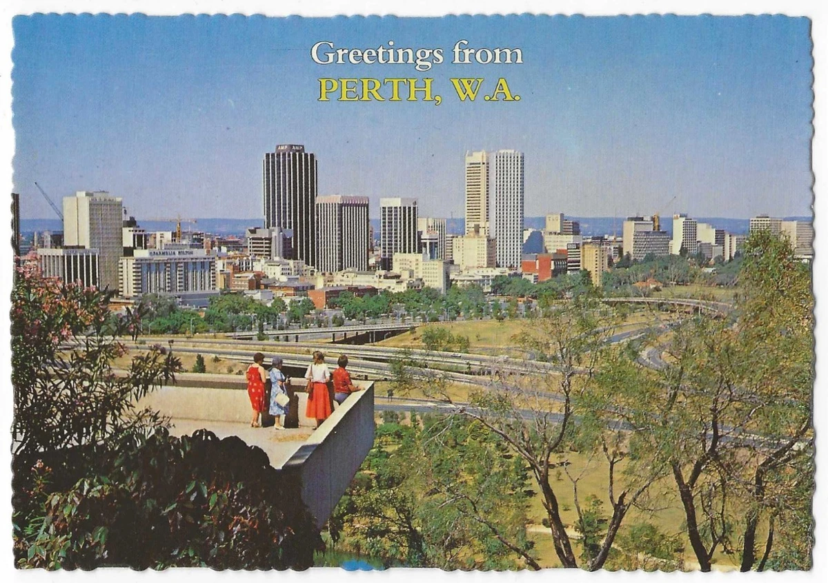 Australia/Oceania Perth Cities & Towns Collectible Topographical