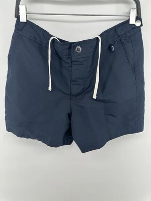 Abercrombie & Fitch 5 英寸度假短裤蓝色男式中号网眼衬里 — 第 1/3 张图片