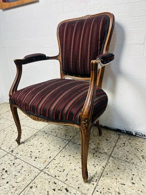 Antiker Armlehnsessel Barock Stil Kaminsessel Sessel Stuhl Chippendale  Bund - Bild 1 von 4