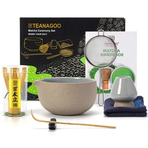 Matcha Frusta Set,7 Pezzi Matcha Set,Matcha Kit per Cerimonia,Matcha Set da Tè per... - Foto 1 di 6