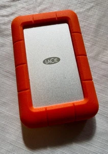 LaCie Rugged 5TB External USB 3.0 Portable Hard Drive Orange - Picture 1 of 12