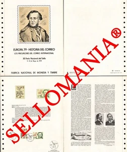 1979 EUROPA EUROPE COURRIER POST MAIL CORREOS DOCUMENTO 7 TC23572 FR - Foto 1 di 3