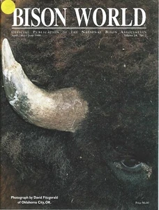 Revista - Bison World - Buffalo Iron Eyes Cody Champions Behavior - 04/99 - Imagen 1 de 1