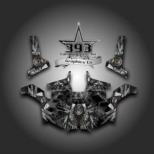 Polaris RZR 800 UTV Graphics Decal Wrap 2011 - 2014 UNLEASHED Grey - Picture 1 of 1