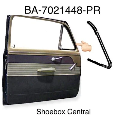 1952 1953 1954 Ford Sedan Front Vent Window Seals - Image 1 of 2