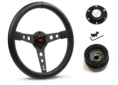 SAAS Steering Wheel SW616OS-WS & boss for Toyota Corolla AE92 AE93 AE94 AE95 AE9 - image 1 of 4