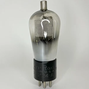 (1) Tested Ken-Rad UY-224-A Tube Type 24A Tube Engraved Base Globe Balloon Tube - Picture 1 of 3