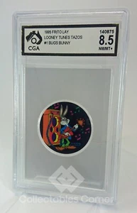 Frito Lay Looney Tunes 1995 Bugs Bunny Tazo Pog grado 8,5 - Imagen 1 de 2