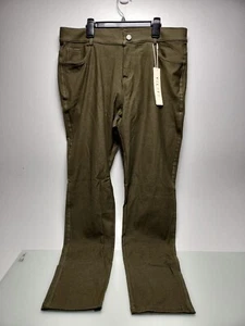 Yelete Women's Green 5-Pocket Skinny Capri Jeggings Size 3XL RK8 - Picture 1 of 4