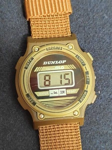 Dunlop CromaGlow rare vintage digital  sports watch - Picture 1 of 5