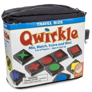 Mindware Qwirkle Travel Edition - Logic and Strategy Family Board Game - Picture 1 of 5