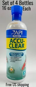 API Pond Care Accu-Clear Pond Water Clarifier 16 oz Set of 4 - Picture 1 of 4