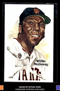 1980-01 Perez-Steele Hall of Fame Series 1-15 #196 Willie McCovey #/10000 Giants - Picture 1 of 2