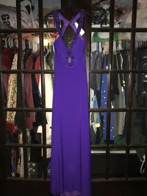 Vestido de fiesta/desfile púrpura real talla 1-2 Foto 1 de 4