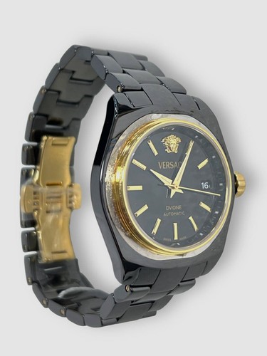 $2995 Versace Orologio Donna Nero DV One Svizzero Automatico Ceramica 40mm VE6B00123
