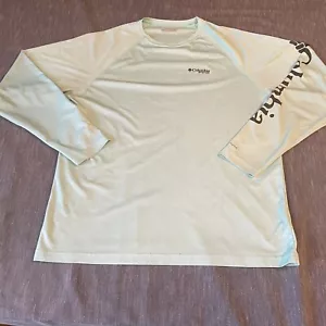 Columbia Omni Sombra Seafoam Freen Profesional Equipo de Pesca Sol Camisa Hombre XL - Imagen 1 de 10