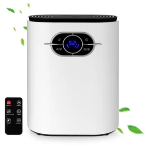 Electric Home Dehumidifier 1200ml For Damp, Condensation, Mould & Smells +Remote - Picture 1 of 8