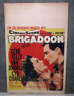 BRIGADOON Original 1954 MGM Filmplakat GENE KELLY/CYD CHARISSE/VAN JOHNSON