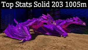 ARK Survival Ascended PvE estadísticas superiores sólido 203 Lightning Wyvern 1005 m PC/XBOX/PS5 - Imagen 1 de 8