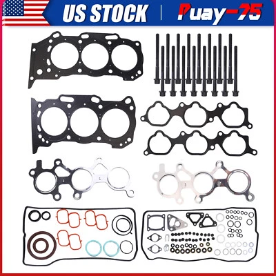 For 2005-16 Toyota Camry Sienna Lexus 3.5L 2GRFE Head Gasket Set Bolt 8614915105 - Image 1 of 4