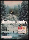 Marlboro Cigarettes Darrell Winfield 1980S Print Advertisement Ad 1981 Snow Hill