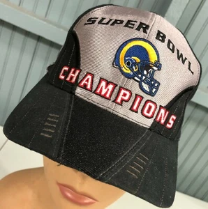 St. Louis Rams Puma Super Bowl Champions 2000 Adjustable Baseball Hat Cap - Picture 1 of 6