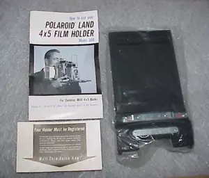 POLAROID 500 4X5 FILMADAPTER, NAGELNEU IN OVP MIT QUITTUNG - Bild 1 von 6