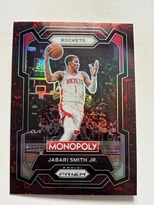 Tarjeta de baloncesto de la NBA Panini Prizm Monopoly Jabari Smith Jr. #32 roja Prizm 2023-24 - Imagen 1 de 2