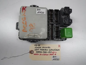 98-99 HONDA ACCORD CAJA DE FUSIBLES IZQUIERDO + MULTIPLEX #38850-S84-A11 (CAJA-11030) - Imagen 1 de 2