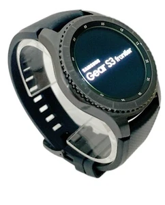 Samsung Gear S3 Frontier Smart Watch SM-R760 46mm Bluetooth WiFi - Dark Gray SR - Picture 1 of 6