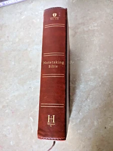 HCSB Illustrator's Notetaking Bible, British Tan LeatherTouch FAST SHIPPING - Picture 1 of 3