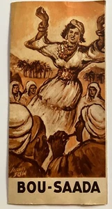 1940er Jahre "Bou Saada" Algerien, algerische wirtschaftliche und touristische Aktion Broschüre - Bild 1 von 4